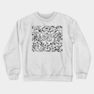 White dark night marble Crewneck Sweatshirt